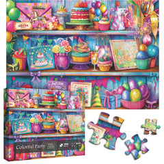 Colorful Party Jigsaw Puzzle 1000 Pieces