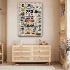 Puzzle delle pietre miliari dell'America, 1000 pezzi