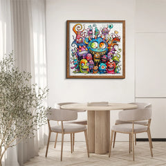 Monster Family Puzzle 1000 Teile