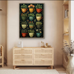 Plant-Loaded Cups Jigsaw Puzzle 1000 Pieces