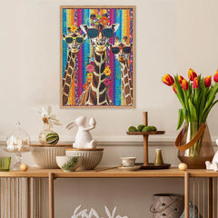 Rompecabezas de jigra de jirafa de tela 1000 piezas