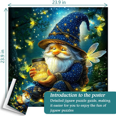 Puzzle Glow dello gnomo del bosco, 1000 pezzi