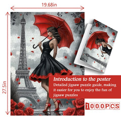 Retro Parisan Charm Puzzle 1000 pièces