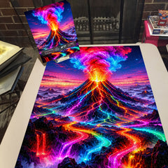 Chromatic Volcano Jigsaw Puzzle 1000 Pieces