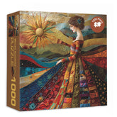 Gewebtes Sunshine-Puzzle 1000 Teile