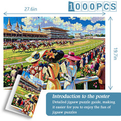 Puzzle Événement de courses de chevaux 1000 pièces