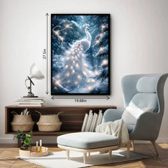 Snowlit Peacock Jigsaw Puzzle 1000 Stücke