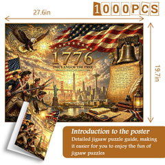 Freedom's Golden Dawn Jigsaw Puzzle 1000 Pieces