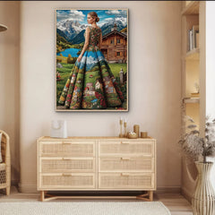 Rompecabezas de dama escénica de 1000 piezas