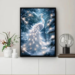 Snowlit Peacock Jigsaw Puzzle 1000 Stücke