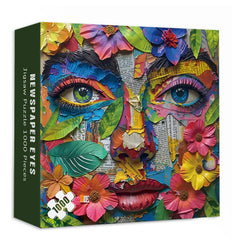 Newspaper Eyes Jigsaw Puzzle 1000 Pieces