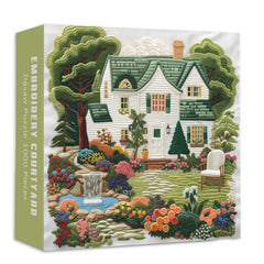 Embroidery Courtyard Jigsaw Puzzle 1000 Pieces