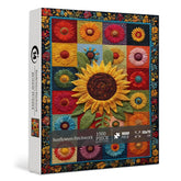 Sunflowers Patchwork Jigsaw Puzzle 1000 Piece