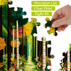 Puzzle con percorso illuminato dal sole, 1000 pezzi