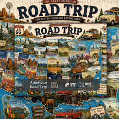 American Road Trip Jigsaw Puzzle 1000 Pieces