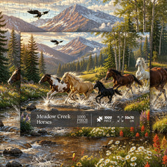 Meadow Creek Pferde Puzzle 1000 Teile