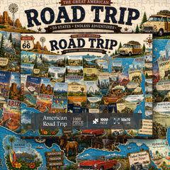 American Road Trip Jigsaw Puzzle 1000 Pieces
