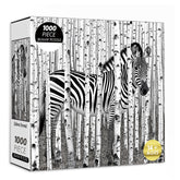 Zebrawald-Puzzle 1000 Teile