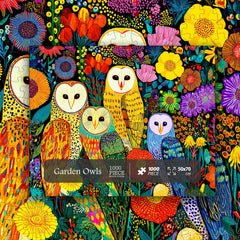 Garden Owls Jigsaw Puzzle 1000 Pieces