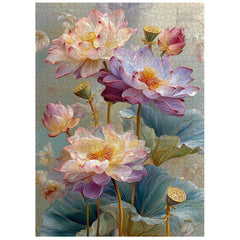 Serene Lotus Art Jigsaw Puzzle 1000 Pieces