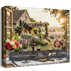 Whispers of a Summer Garden Jigsaw Puzzle 1000 Pieces