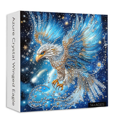Azure Crystal Winged Eagle Jigsaw Puzzle 1000 Pieces