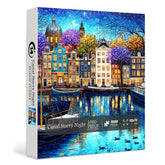 Canal Nuit Étoilée Puzzle 1000 Pièces