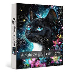 Starlight Cat Jigsaw Puzzle 1000 Pieces