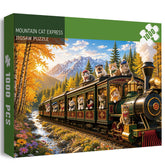 Mountain Cat Express Puzzle 1000 Teile