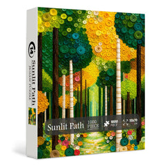 Puzzle con percorso illuminato dal sole, 1000 pezzi