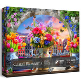 Canal Blossoms Jigsaw Puzzle 1000 Pieces