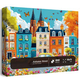 Automn Street Puzzle 1000 Pizzle 1000