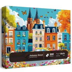 Automn Street Puzzle 1000 Pizzle 1000