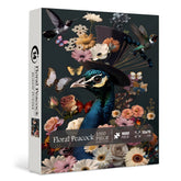 Floral Peacock Jigsaw Puzzle 1000 Pieces