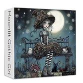 Moonlit Gothic Girl Jigsaw Puzzle 1000 Pieces