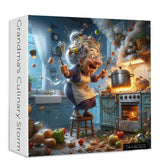 Omas kulinarischer Sturm Puzzle 1000 Teile
