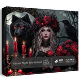 Eternal Night Rose Festival Jigsaw Puzzle 1000 Pieces