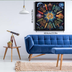 Estaciones mandala rompecabezas rompecabezas 1000 piezas