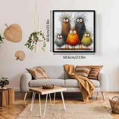 Puzzle astratto con pollo, 1000 pezzi