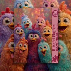 Blissful Fluffets Jigsaw Puzzle 1000 Pieces