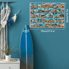 Impresión global rompecabezas rompecabezas 1000 piezas