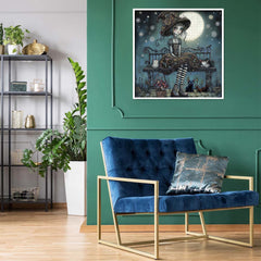 Moonlit Gothic Girl Jigsaw Puzzle 1000 Pieces