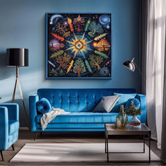 Estaciones mandala rompecabezas rompecabezas 1000 piezas