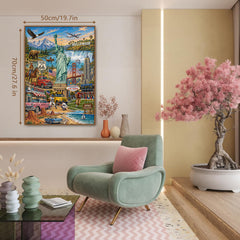 America Collage Jigsaw Puzzle 1000 Pieces