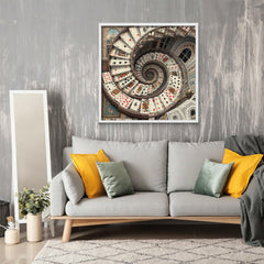 Card spiral staircase Jigsaw Puzzle 1000 Pieces