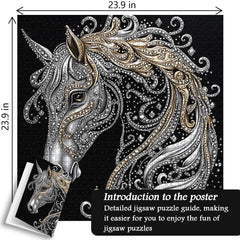 Puzzle Cheval Diamant 1000 Pièces