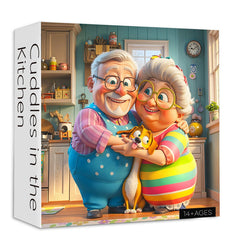 Cuddles in the Kitchen Jigsaw Puzzles 1000 Pieces