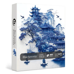 Blue Serenity Jigsaw Puzzle 1000 Pieces