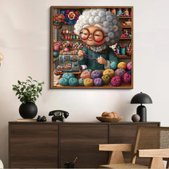 Grandma’s Knitting Jigsaw Puzzle 1000 Pieces