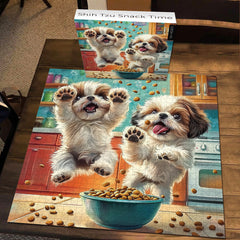 Shih Tzu Snack Zeit Puzzle 1000 Teile